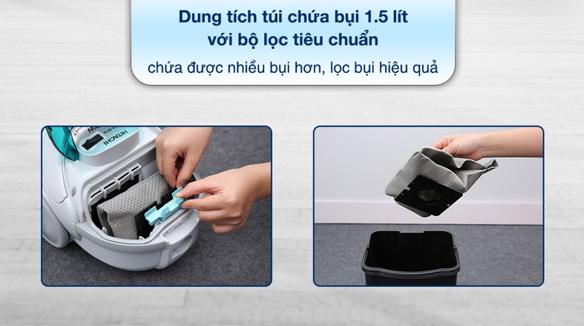 M&aacute;y h&uacute;t bụi Hitachi CV-BF16-GN