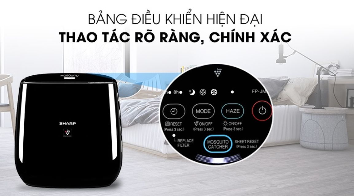 M&aacute;y lọc kh&ocirc;ng kh&iacute; Sharp FP-JM30V-B