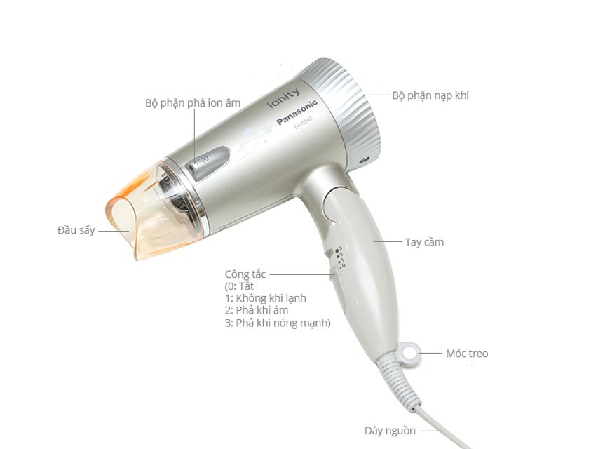 M&aacute;y sấy t&oacute;c Panasonic EH-NE42-N645 1500W - Ch&iacute;nh h&atilde;ng 1