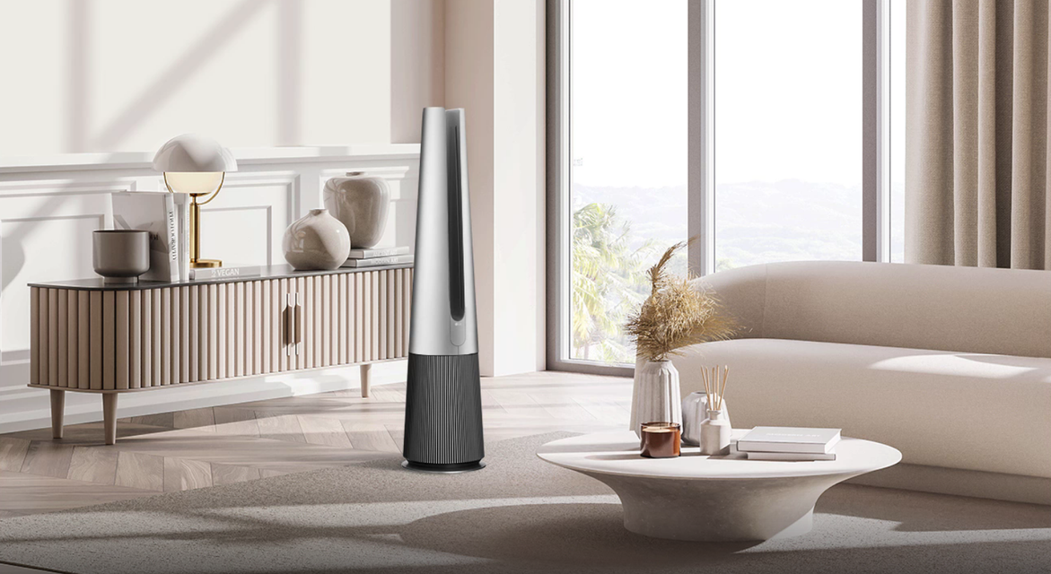 Máy lọc không khí LG PuriCare AeroTower màu bạc - Chính Hãng 1