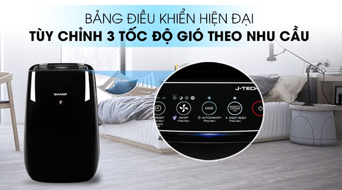 M&aacute;y lọc kh&ocirc;ng kh&iacute; Sharp FP-JM40V-B