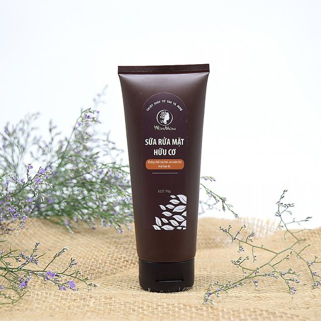 Sữa Rửa Mặt Hữu Cơ Hỗ Trợ Ngăn Ngừa Mụn, Sáng Da Wonmom 70g 1