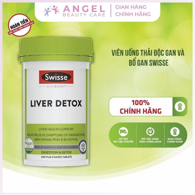 Vi&ecirc;n uống bổ gan Swisse Ultiboost Liver Detox