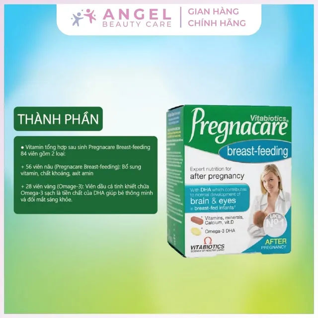Đối tượng sử dụng Vitamin Pregnacare Breast-Feeding