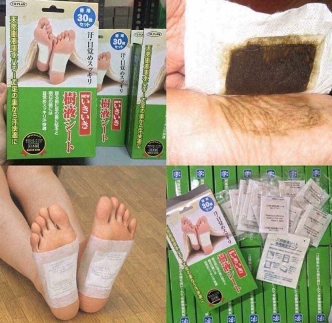 Miếng d&aacute;n hỗ trợ thải độc ch&acirc;n Kenko Nhật Bản 30 miếng 3