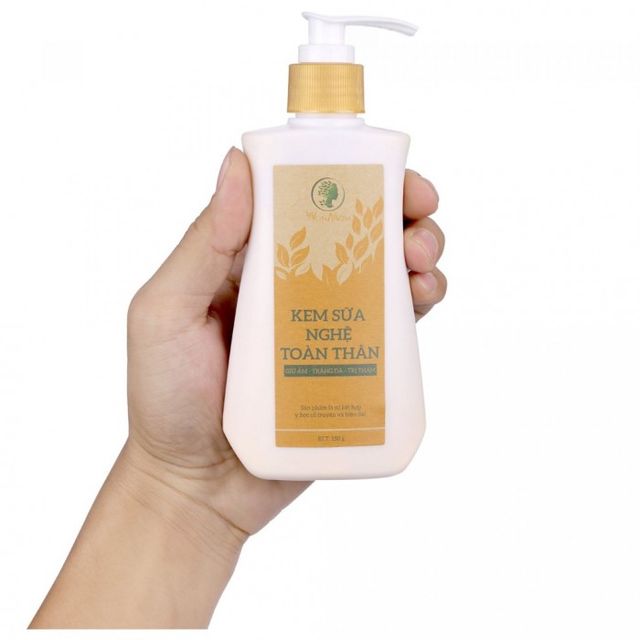 Kem Sữa Nghệ Wonmom Hỗ Trợ Dưỡng Trắng Da Toàn Thân 180g 2