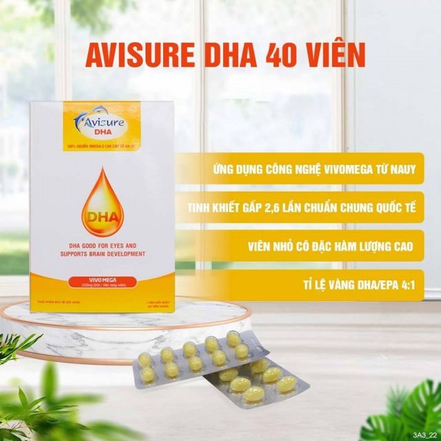 DHA cho bà bầu Avisure DHA - Công nghệ ViVomega DHA tinh khiết từ Nauy 1