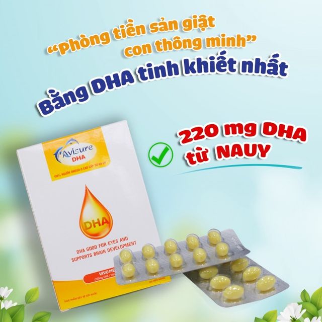 DHA cho bà bầu Avisure DHA - Công nghệ ViVomega DHA tinh khiết từ Nauy 3