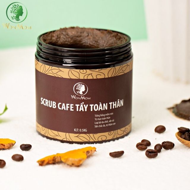 Scrub Cafe Tẩy Tế Bào Chết Toàn Thân,Wonmom 500g 1