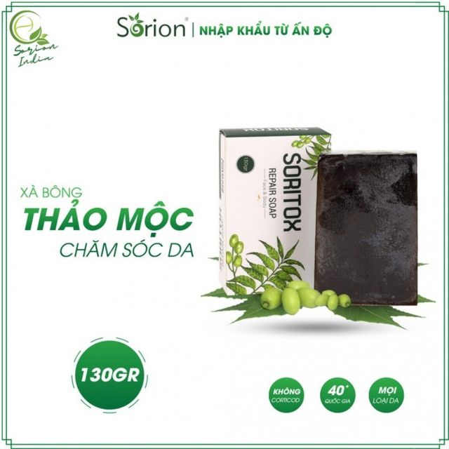 X&agrave; ph&ograve;ng  Soritox Soap 130GR Gi&uacute;p Chăm S&oacute;c Da, Mờ Th&acirc;m 3