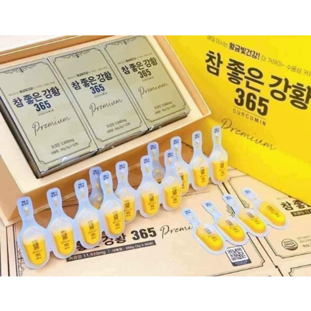 Tinh chất nghệ Nano Curcumin 365 Premium H&agrave;n Quốc hộp 96 ống 75995 2