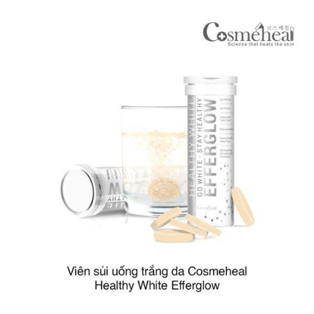 Viên sủi hỗ trợ trắng da Healthy White Efferglow Hàn Quốc hộp 30 viên 3