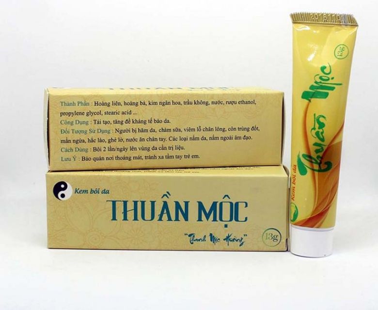 Kem B&ocirc;i Da Thuần Mộc  Thanh Mộc Hương Hộp 13g 1