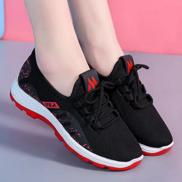 Giày thể thao sneaker nữ dạng lưới đế mềm 2 màu – 1914 1