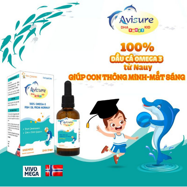Bộ 3 Avisure calkid, d3mk7, dha bổ sung Ca, d3mk7, dha cho b&eacute; 8