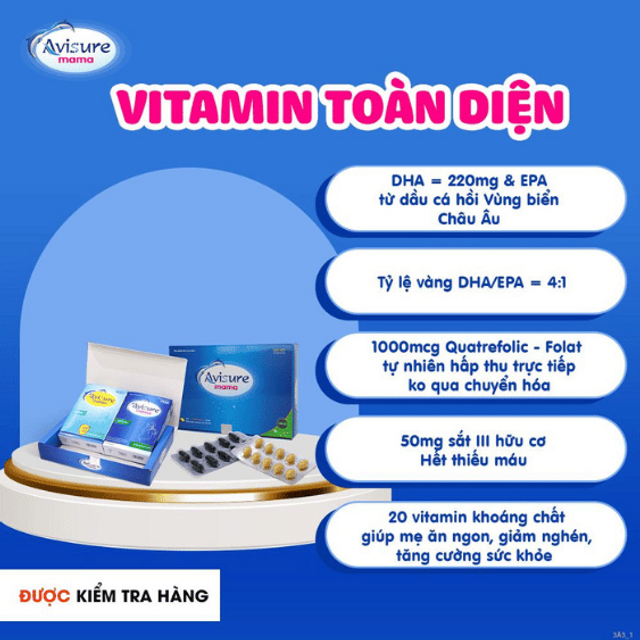 Combo bổ bầu Avisure mama, Avisure Hical-Đủ chất mẹ khỏe, con cao lớn 5