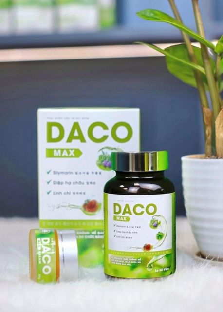 Daco Max Viên Uống Hỗ Trợ Tăng Cường Chức Năng Gan (Hộp 60 Viên) 2