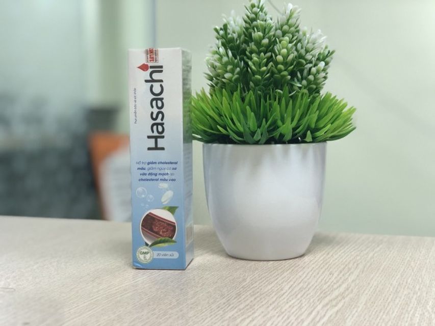 Viên sủi hỗ trợ giảm mỡ máu Hasachi 2
