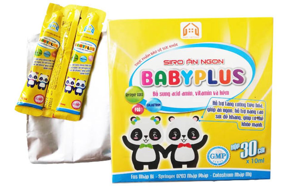 Siro Ăn Ngon Baby Plus Hỗ Trợ Ti&ecirc;u H&oacute;a Tốt Hộp 30 G&oacute;i 1