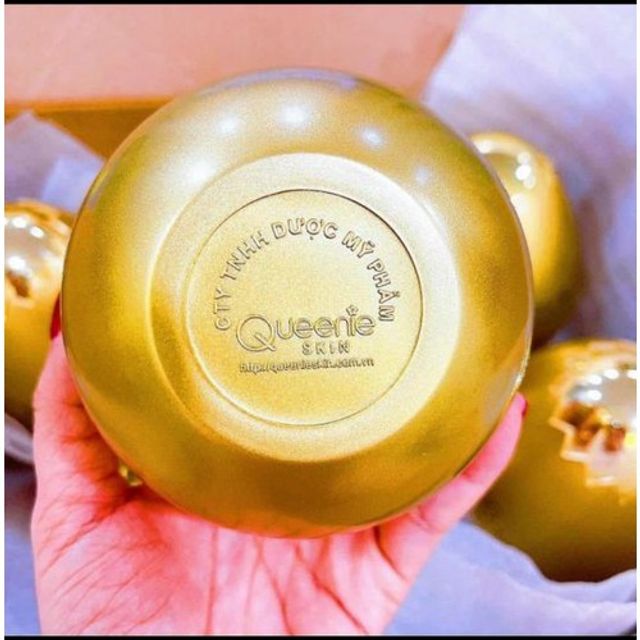 Kem Body Trứng V&agrave;ng Queenie Skin hỗ trợ dưỡng trắng da 3