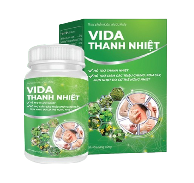 Vi&ecirc;n Uống Vida Thanh Nhiệt Hỗ Trợ Giải Nhiệt Cơ Thể 1