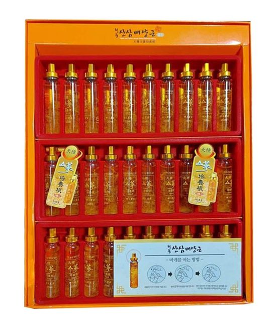 Tinh Chất Hồng S&acirc;m N&uacute;i Cheon Jong Tissue Hộp 30 ống x 20ml 1