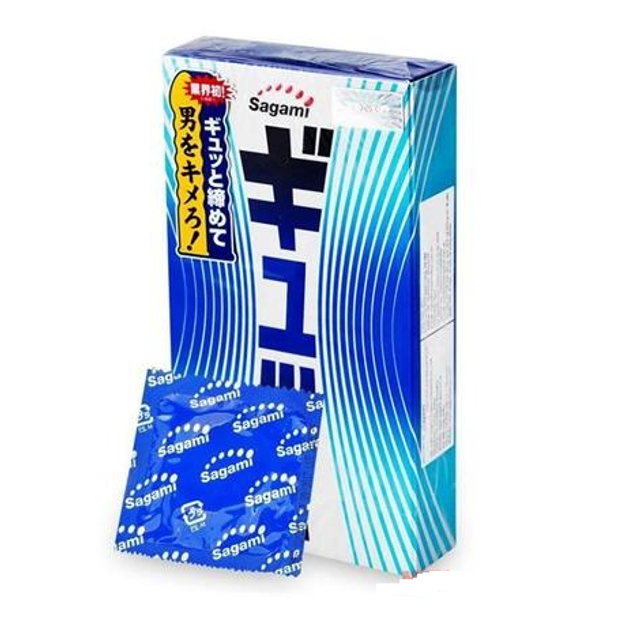 Sagami Tight Fit Si&ecirc;u Mỏng 6 Đường G&acirc;n &Ocirc;m Kh&iacute;t Nhập Khẩu Nhật Bản 1