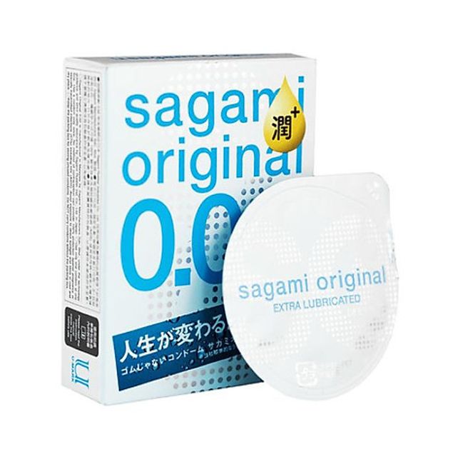Sagami 0.02 Nhiều gel b&ocirc;.i trơ.n Si&ecirc;u Mỏng Nhật Bản H3 1