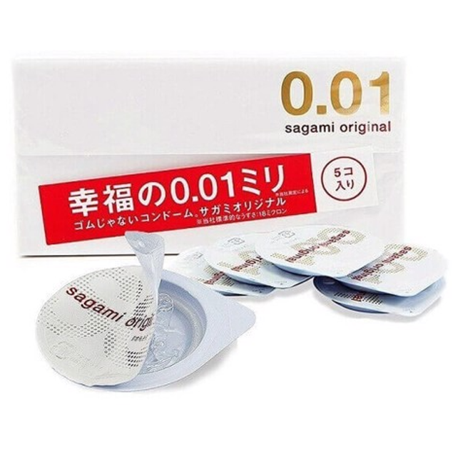 Sagami 0.01 Bao Cao Su Cao Cấp Si&ecirc;u Mỏng Nhập Khẩu Nhật Bản H5 1