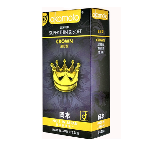 Bao Cao Su Size Nhỏ Okamoto Crown Si&ecirc;u Mỏng Của Nhật 2
