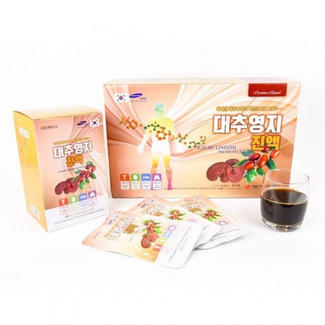 Nước linh chi táo đỏ Daedong hộp 30 gói x80ml 1