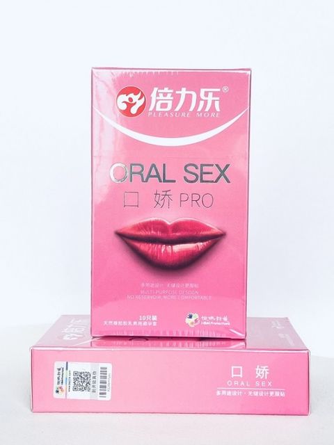 Bao Cao Su Cho Lưỡi Oral Ch&iacute;nh H&atilde;ng - Hộp 10 Chiếc 1