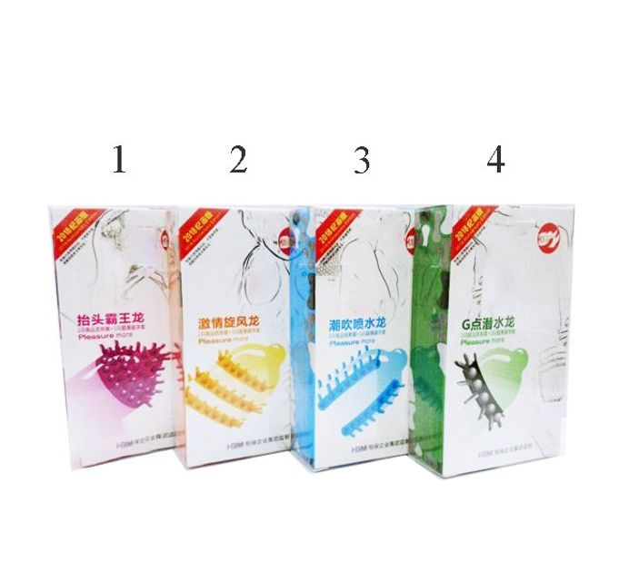 Bộ 2 Hộp Bao Cao Su G&acirc;n Gai To HMB Ch&iacute;nh H&atilde;ng - 4 Chiếc 1