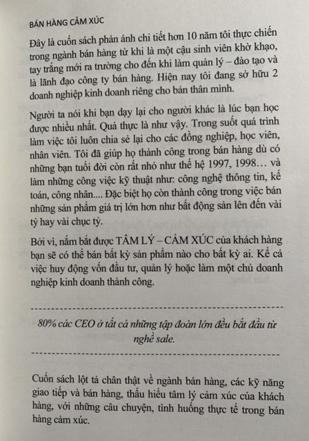 Bán hàng cảm xúc tái bản năm 2021- Best Seller 5