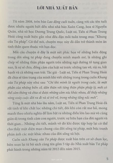 Sách - Khung Cửa Tư Pháp - Ls. Phan Trung Hoài 2