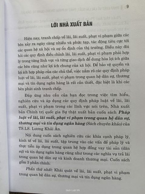Pháp Luật Về Lãi, Lãi Suất, Phạt Vi Phạm Trong Quan Hệ Dân Sự... 2