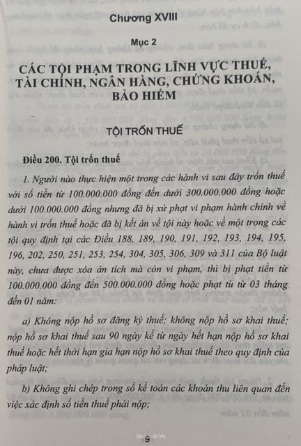 Bình Luận Bộ Luật Hình Sự Năm 2015 - (Chương 18- Mục 2) 7