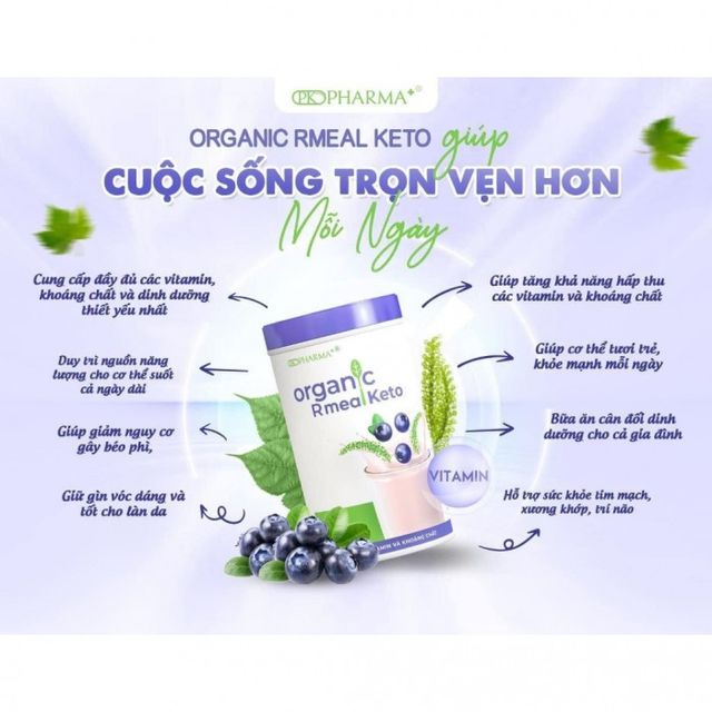 Organic Rmeal Keto – Bữa Ăn Lành Mạnh Hàng Chính Hãng 2