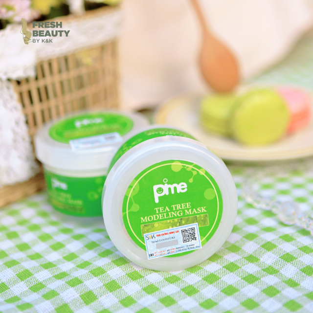 Mặt nạ trà xanh Pime Tea Tree Modeling Mask 1