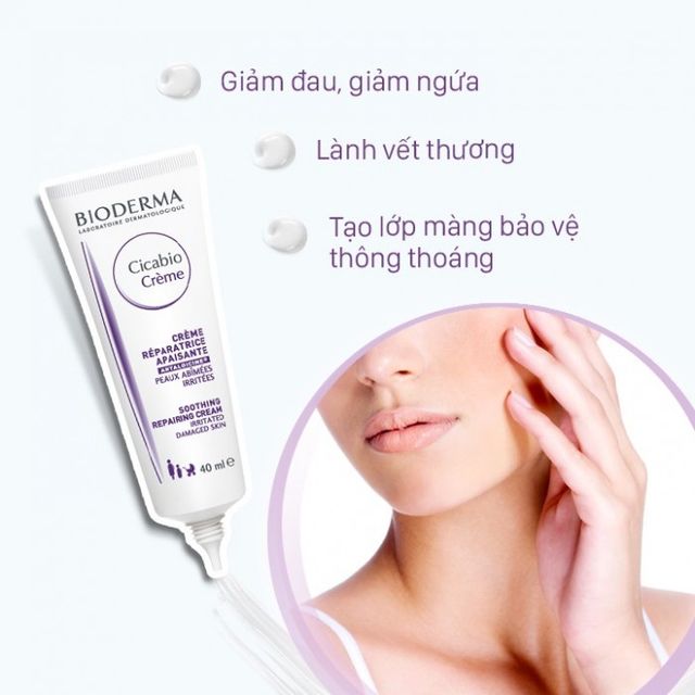 Kem Dưỡng Bioderma Cicabio Crème Dưỡng Ẩm, Phục Hồi Da 2