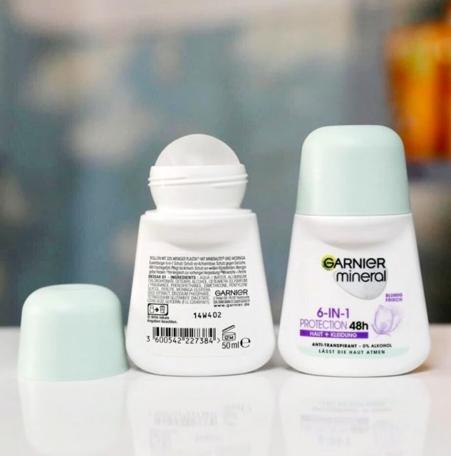 Lăn khử mùi suốt 48h Garnier Mineral 6 in 1 1