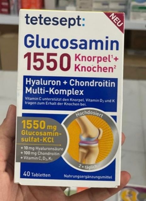 Viên Bổ Xương Khớp, Giảm Đau Glucosamin 1550 Tetesept 1