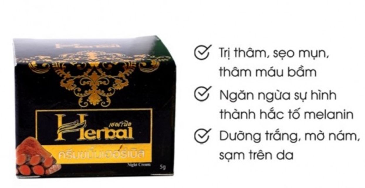 Kem Nghệ chấm Mụn, Làm Mờ Vết Thâm Herbal 2