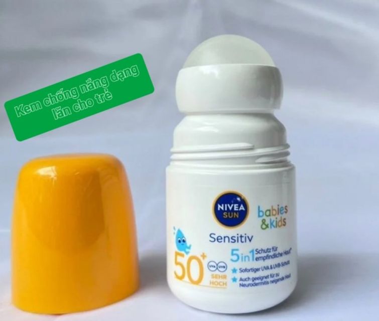 Kem Ch&ocirc;́ng Nắng dạng Lăn Cho Trẻ từ 6 Tháng Tu&ocirc;̉i Nivea 1
