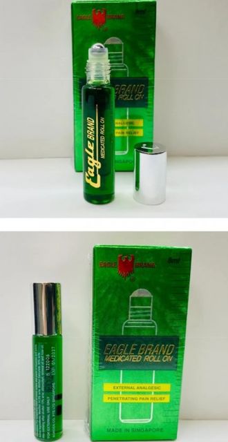 Tinh Dầu Xanh dạng Lăn Eagle Brand 8ml 1