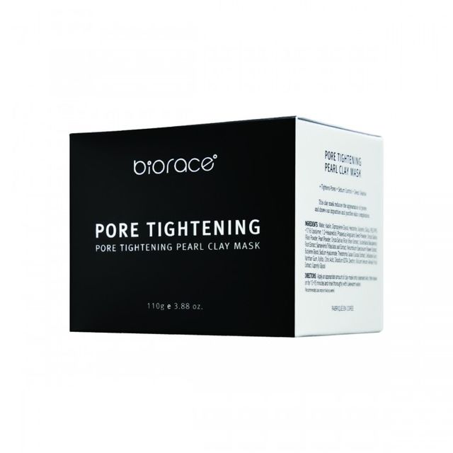 Mặt Nạ Đất Sét Ngọc Trai Biorace Pore Tightening Clay Mask 110g 2