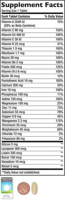 [Mỹ] Vi&ecirc;n Uống bổ sung Vitamin tổng hợp Daily Multi, 500 Vi&ecirc;n 7