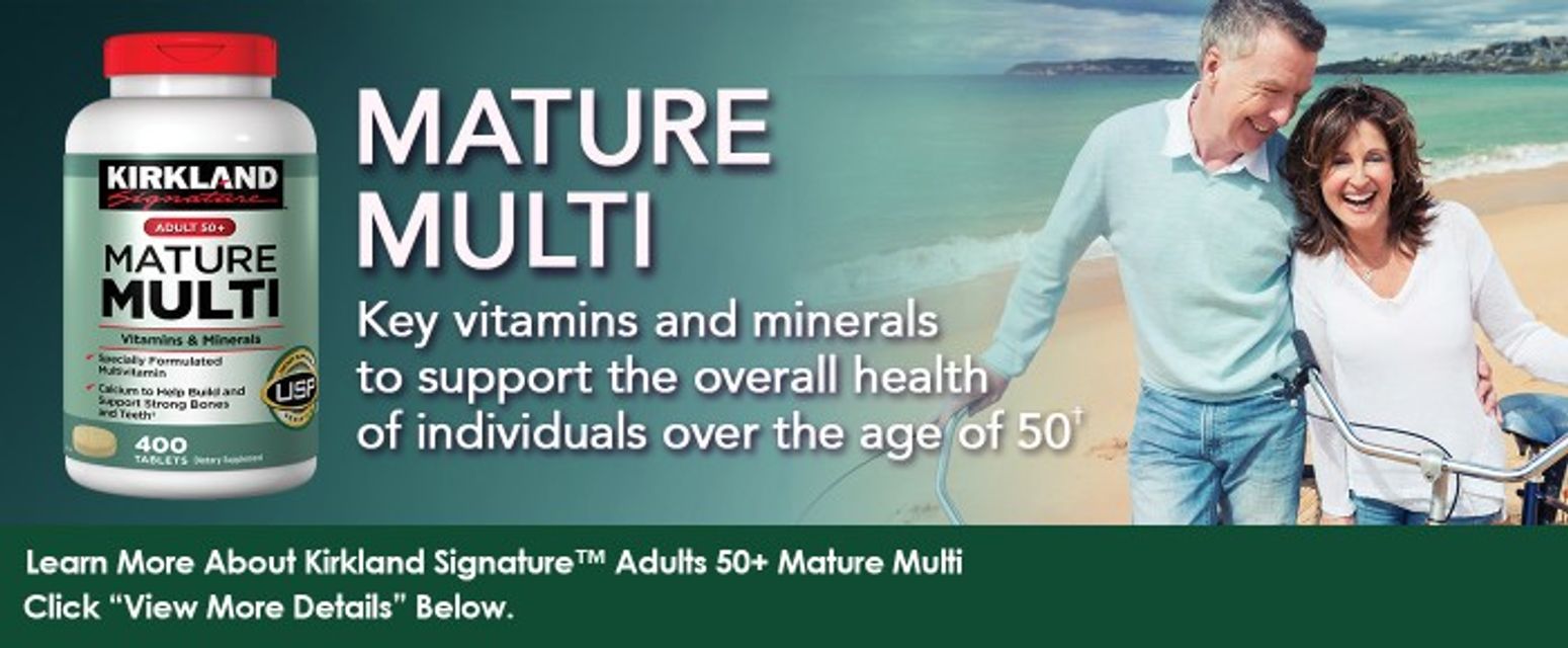 Vitamin tổng hợp trên 50tuổi Mature Adults 50 + Multi, 400 viên 1