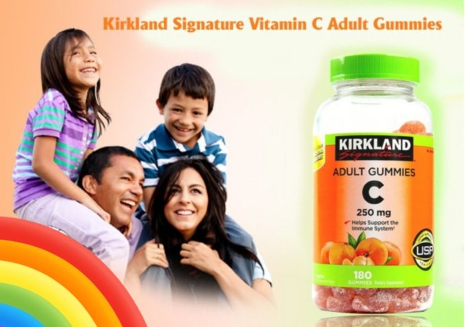 [Mỹ] Kẹo C  Adults Gummies Kirkland 250mg,180 viên 2