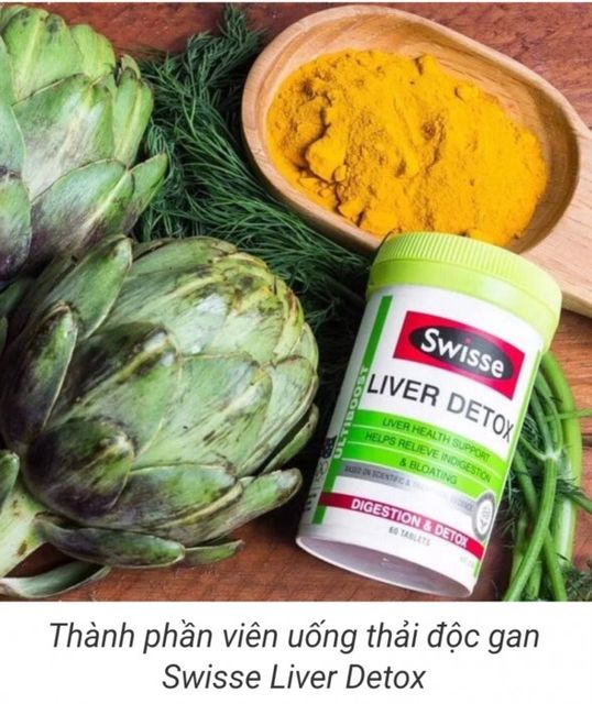 Viên Uống Bổ Gan, Giải Độc Gan  Liver Detox 120Viên, Úc 1
